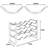 Stackable 3-Tier Metal Wine Rack For Countertop Or Cabinet - Holds 12 Standard Bottles, Freestanding Wave Design For Secure Storage
