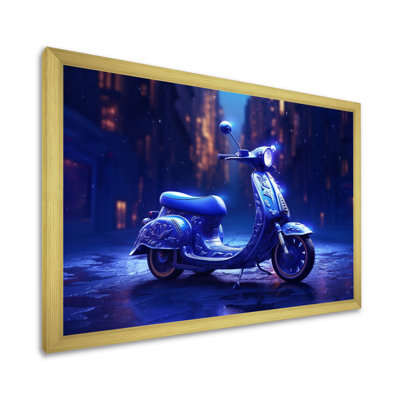 Scooter City Rides I - Transport, impressions sur toile