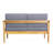 Wood With A Fashionable Outlook And Seating An Attractive Design Cushions