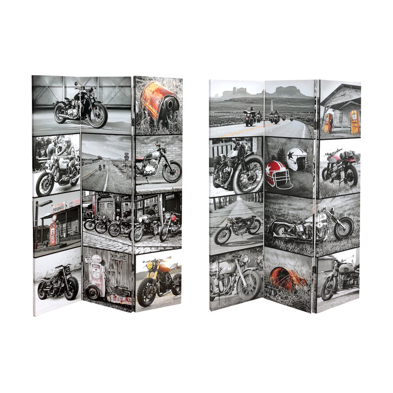 Paravent 3 panneaux Motorcycles