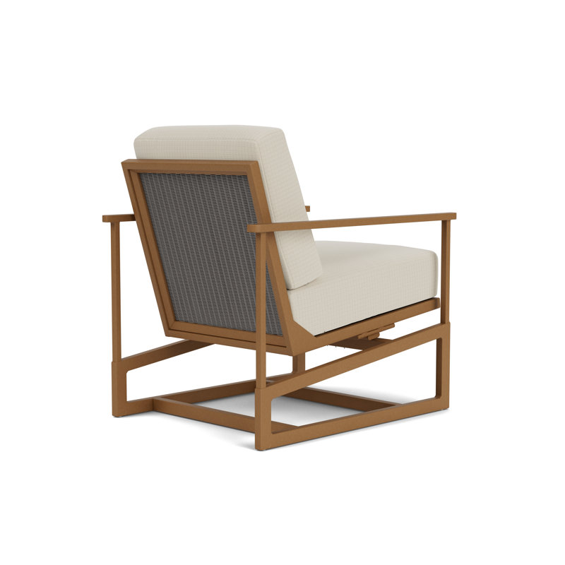 Summit Outdoor Rocker Chair, Pewter, Beach Natural, Hickory