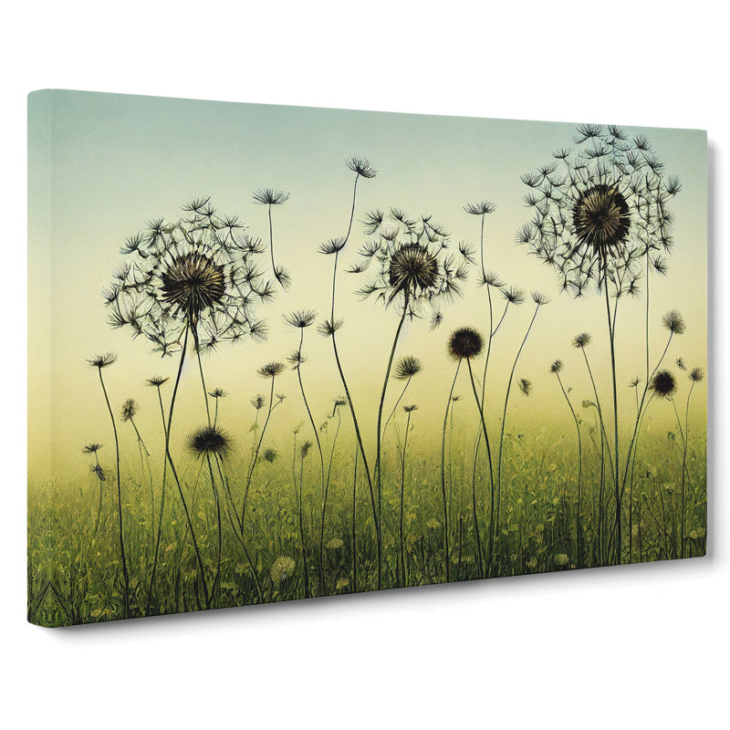 Dandelion Field Vol.3 - Wrapped Canvas, 50cm H x 76cm W x 3cm D