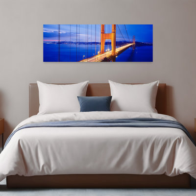 Golden Gate Bridge, San Francisco, Californie, États-Unis, art contemporain coloré, art mural