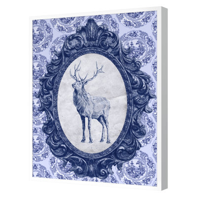 Toile Elk Print by THE Studio