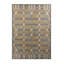 Scandinavian Hand Knotted Wool Geometric Area Rug-1523658
