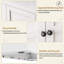 Durable Metal Pantry Cabinet - Easy Assemble, Multi-Use for Kitchen, Living Room, Bedroom-671419787