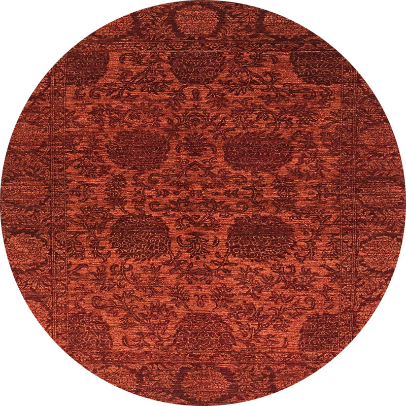 Abstract Indoor Rug, Round 8'