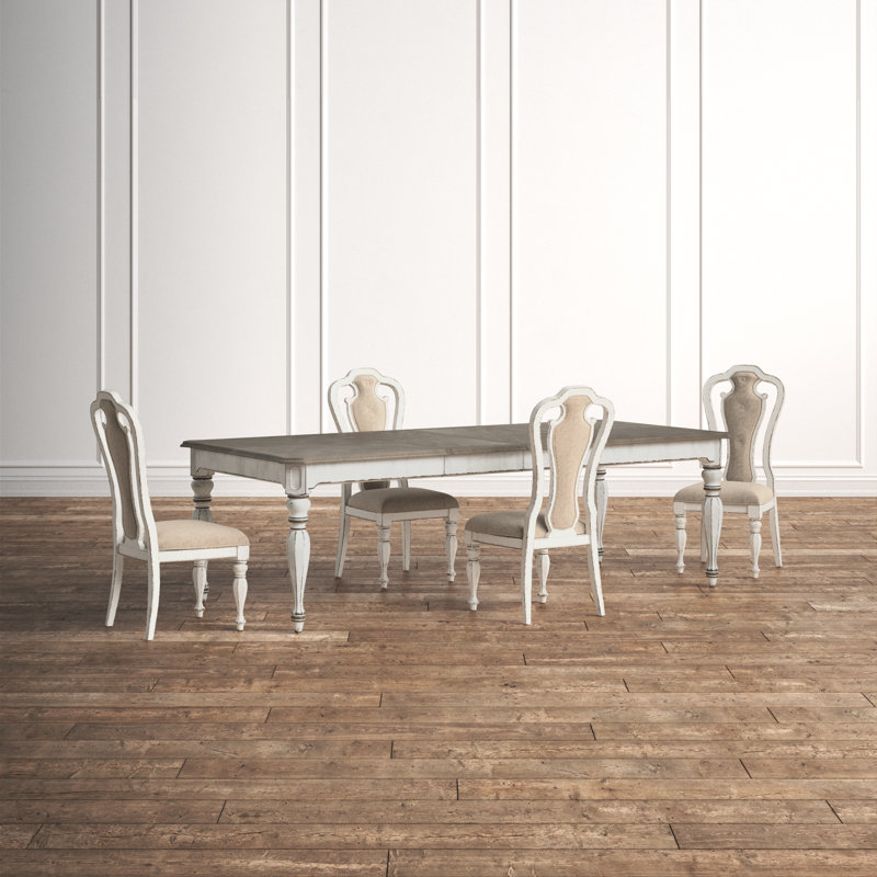 Colchester Extendable Dining Table Set, 30" H x 108" L x 44" W