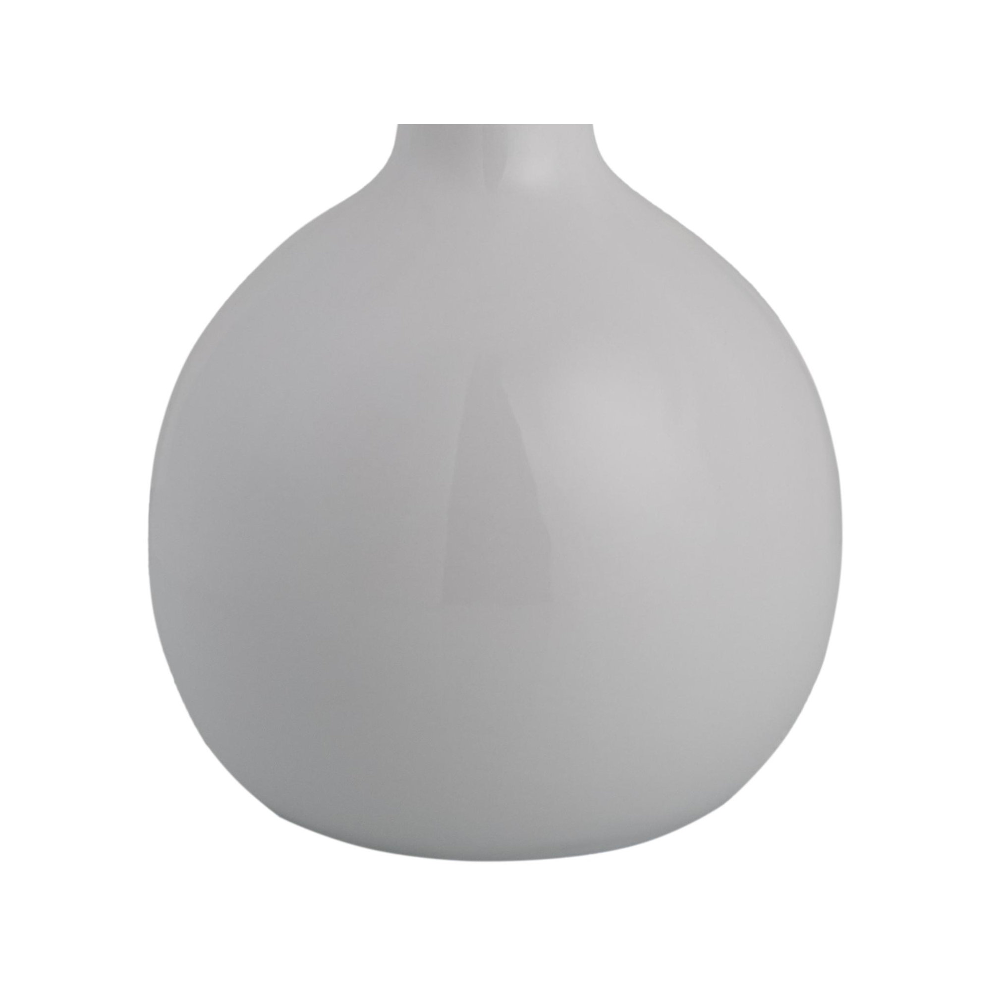 Maura Accent Table Lamp, White, White, 15"H x 9"W x 9"D