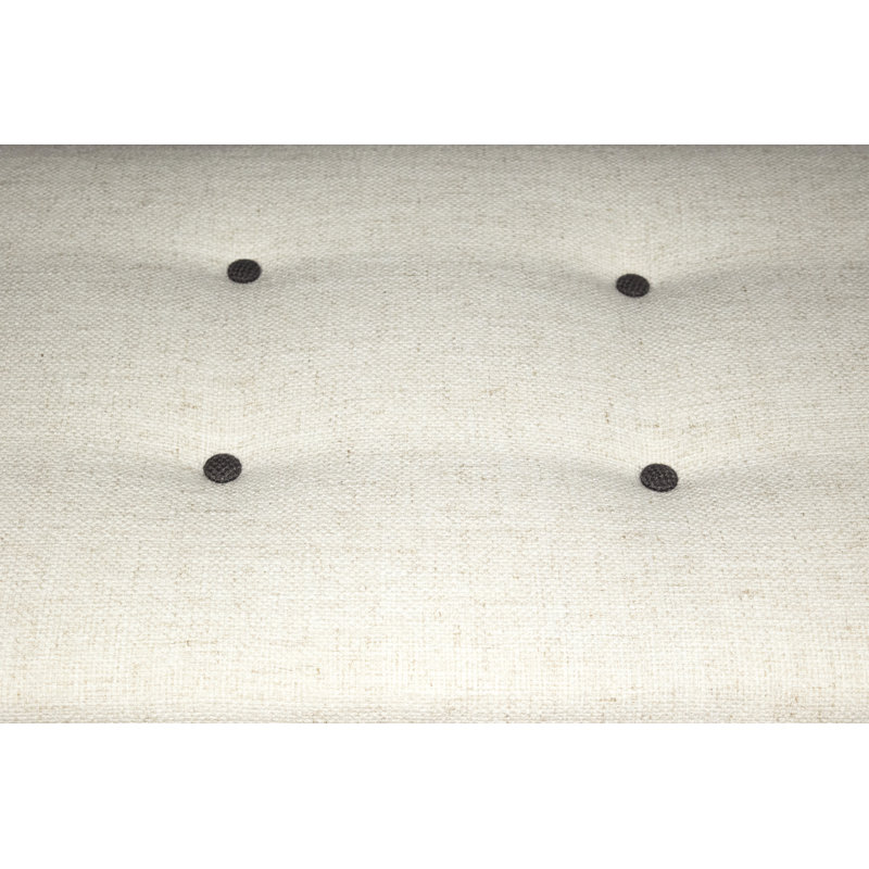 Amora Polyester Upholstered Bench, Magnoia