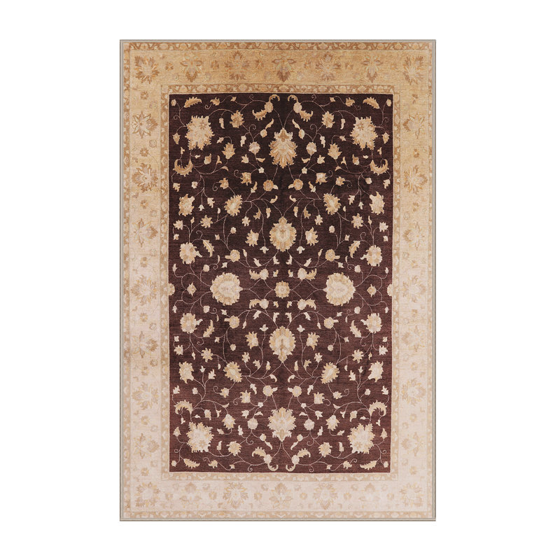Tapis oriental beige / brun Talcott, Rectangle 2 pi x 4 pi