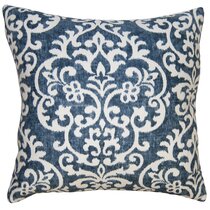 Square Feathers Home Empire Birch Robin Egg Blue Ribbon Pillow