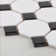 Geometry 2"x2" Octagon and Dot Mosaic Tile