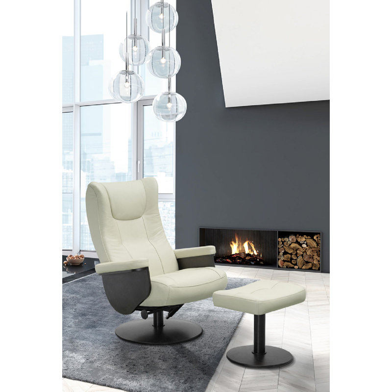 Brise Armchair Wooden Arms, Anthracite-Dark Grey, Matt Steel