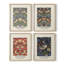 "William Morris", ensemble de 4 reproductions encadrées-851626484-851626485