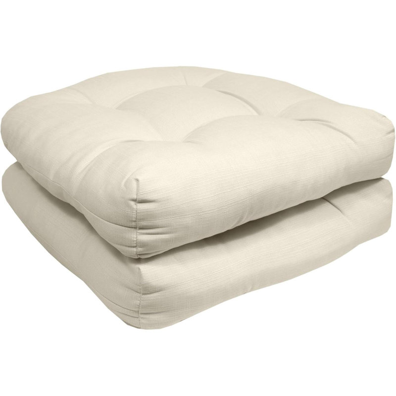 Coussin de patio pour l'extérieur Coussin de chaise rembourré de fibres de qualité supérieure