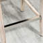 Tabouret de comptoir 26,75 po, gris, siège, tabouret en bois massif, gris, tissu respirant, pieds stables