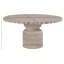 Table de salle à manger intérieure / extérieure en béton 60 po Petalia Breesha-2132897915-2132897917