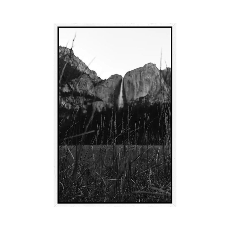 Yosemite Falls VI by Bethany Young - Print on Canvas, 101.6cm H x 66.04cm W x 3.81cm D, White Framed