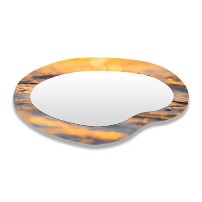 Miroir mural nautique Golden Sunset