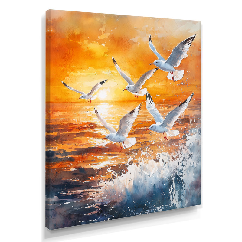 Axen - Animals Canvas Wall Art, H 20 po x l 12 po, Toile tendue, Ne pas appliquer