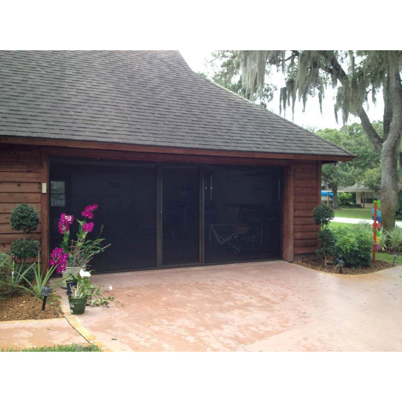 Paravent de porte de garage simple de 7 pi de haut l 12 pi x H 7 pi sans porte de passage, H 7 pi x l 12 pi