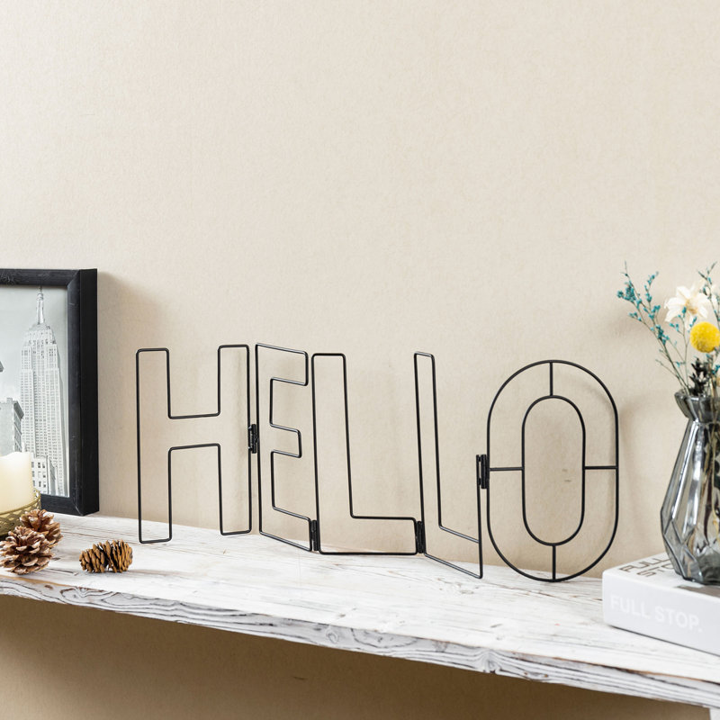 Text & Numbers Letter Block