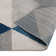 Rivka Modern Blue/Grey/Cream Geometric Rug