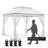 11 Ft. W x 11 Ft. D Pop Up Canopy Patio Gazebo with Mesh Wall-113606268