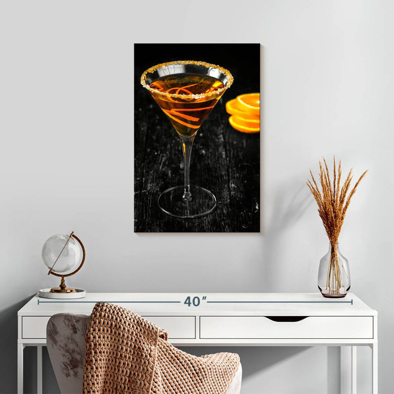 Yarlin Citrus Martini Cocktail, 24" H x 16" W