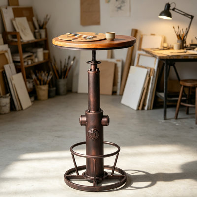 Table de salle à manger à hauteur de comptoir 23,62 po