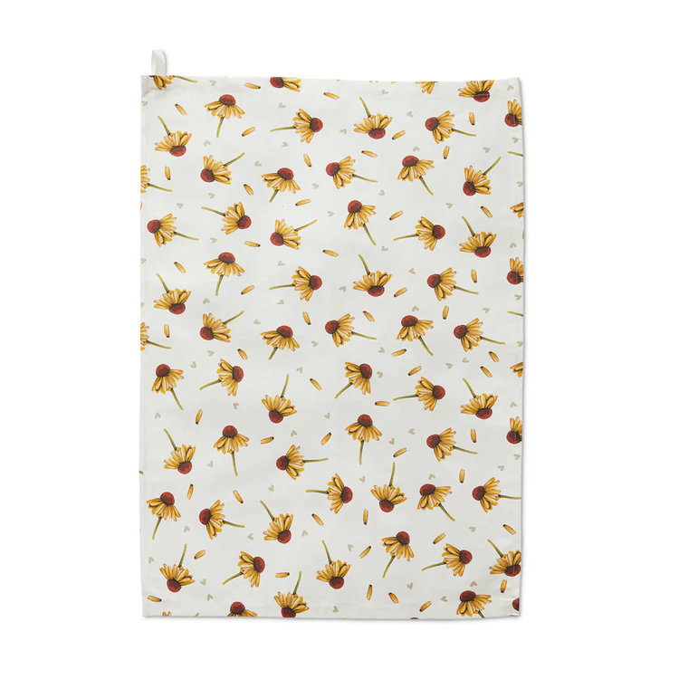 Cotton Floral Tea Towel Kitchen Towel