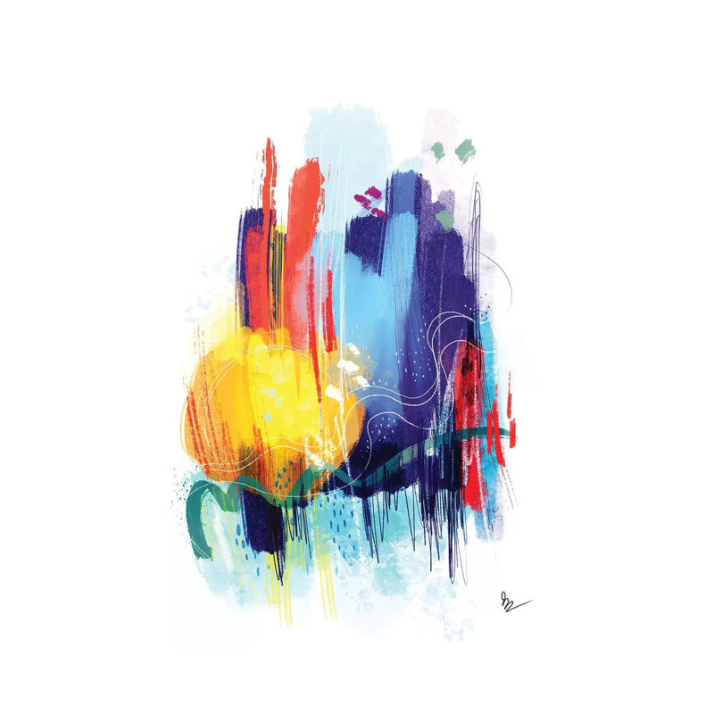 Saturate by Soul Curry Art & Illustrations - Gallery-Wrapped Canvas Giclée on Canvas, Wrapped Canvas, 20.32 cm H x 30.48 cm W