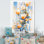 «Blue and Yellow Tulip Strip Expression I», reproduction sur toile