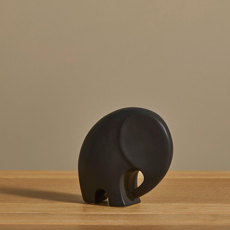 Bonnel Animals Figurines & Sculptures, 15cm H x 15cm W x 7cm D, Black