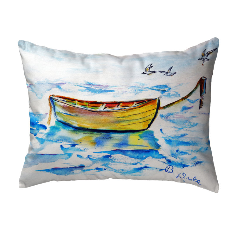 Outdoor Reversible Throw Pillow