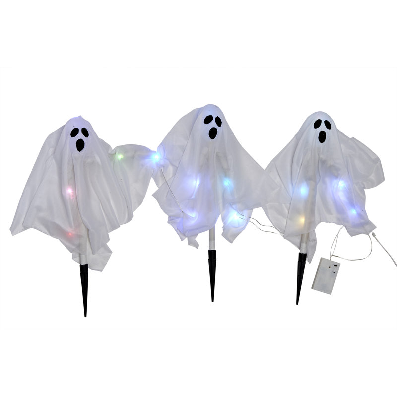 20" Halloween Ghost Path Makers Lighted Display