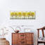 Automne, arbres jaunes sur toile-395537488