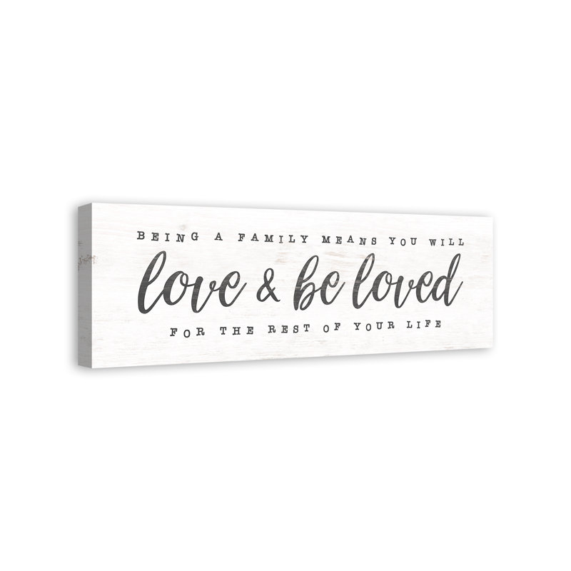 Love and Be Loved Canvas Print