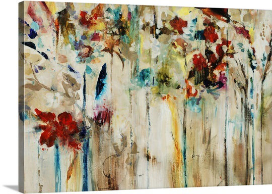'appâts Abeille Par Jodi Maas Peinture Impression, 16" H x 24" L x 1,5" D, Toile tendue