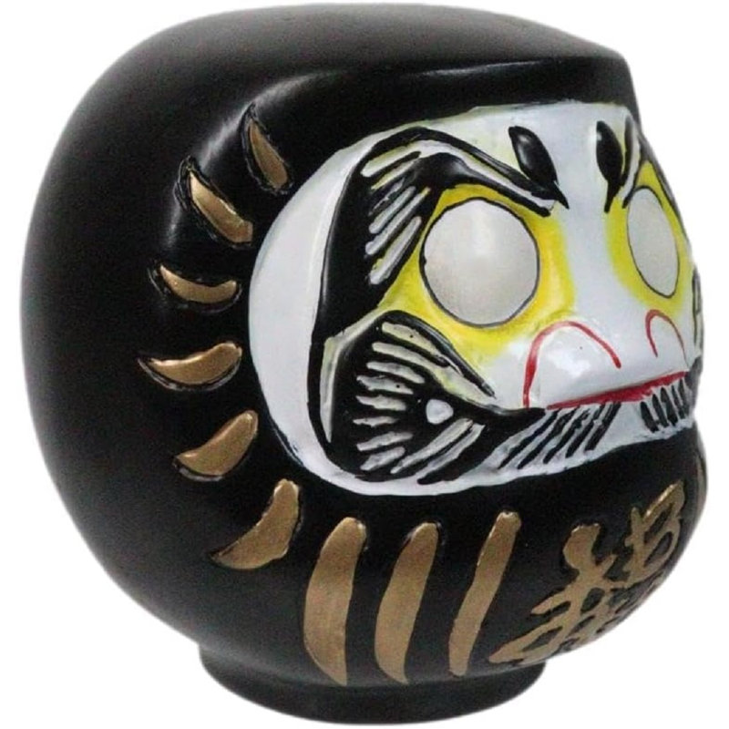 Figurine Daruma, Noir