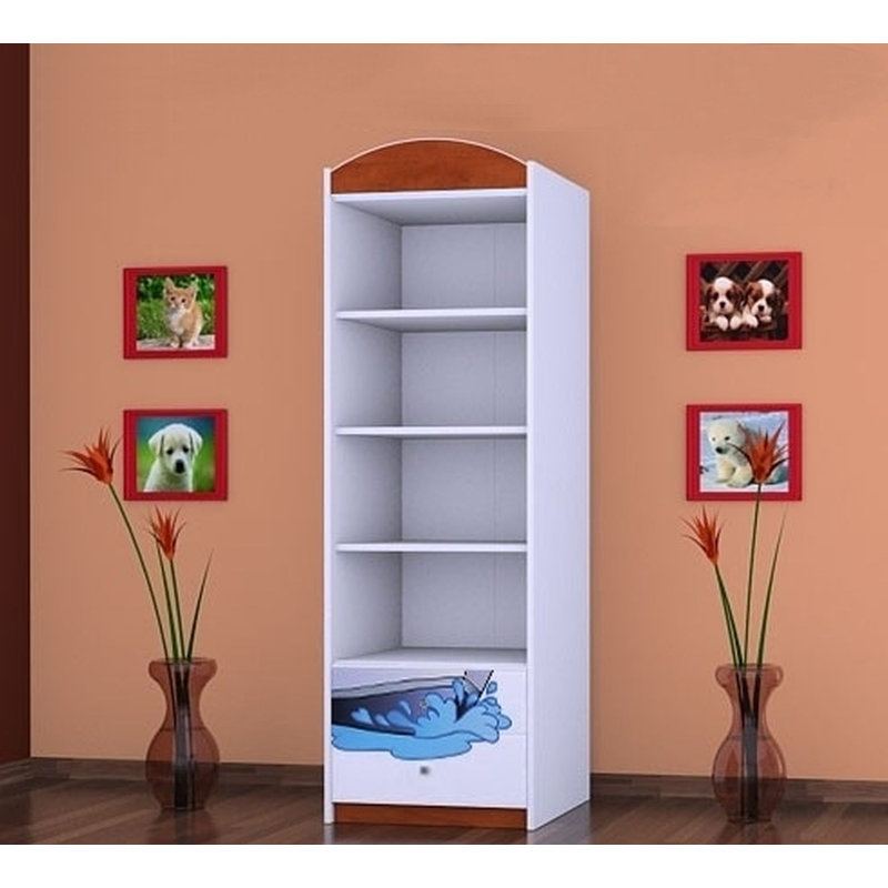 Kilpatrick 1 Door Wardrobe, Red