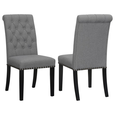 Millville Fabric Upholstered Dining Side Chair Grey