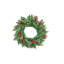 Faux PVC 46cm Christmas Wreath
