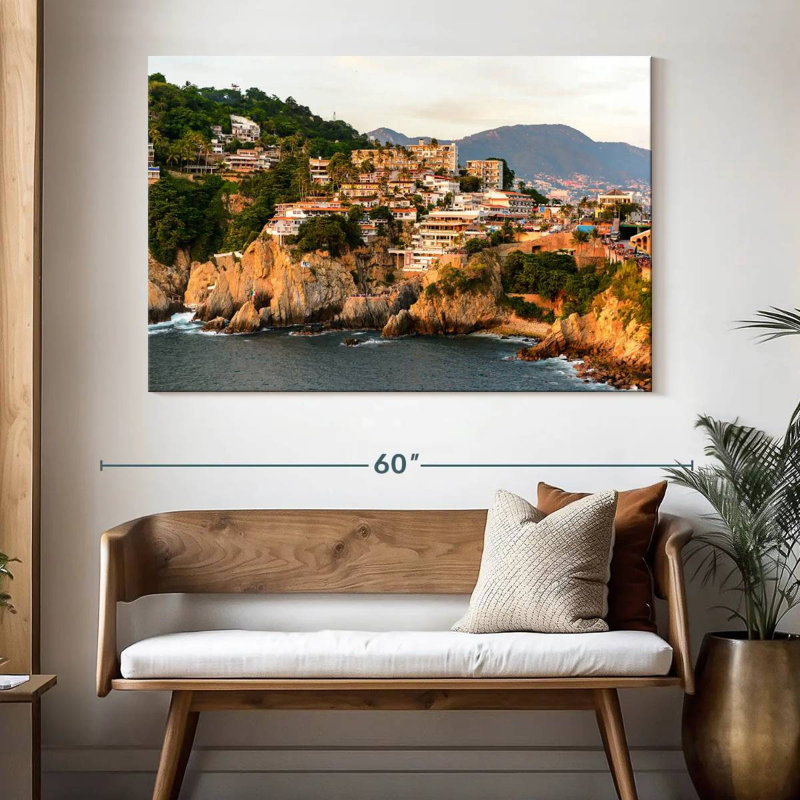 Gillard La Quebrada Acapulco Cliff, H 34 po x l 51 po