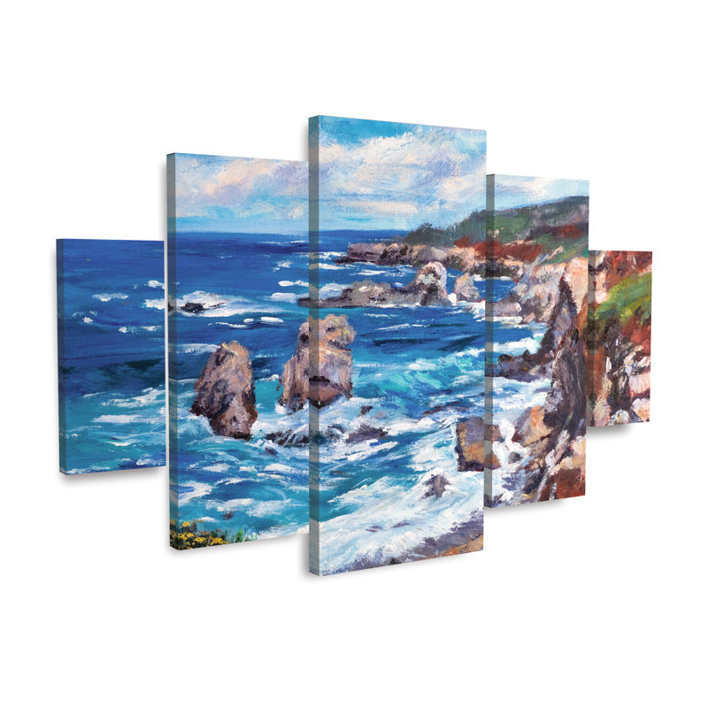 Ensemble de 5 panneaux d'art mural - David Lloyd Glover 