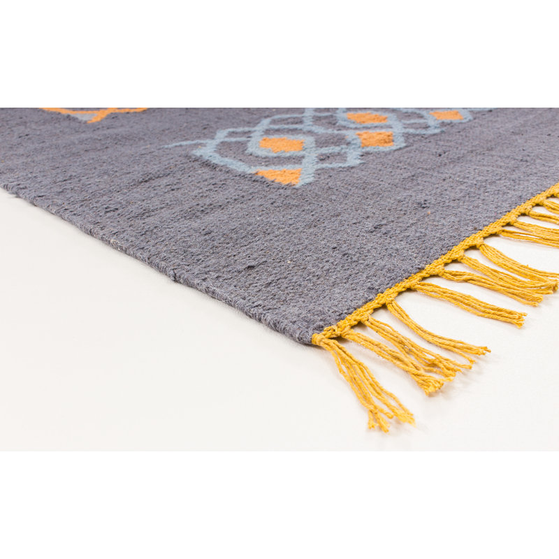 Tulane Geometric Hand Woven Area Rug, Rectangle 200 x 290cm