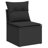  Garden Sofa Set Black