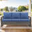 Bruner 6-Piece All Weather Wicker Patio Fire Pit Table Conversation Set With Hidden Tank Holder, Swivel Gliders And Ottomans-1388462320