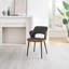 Alcea Modern Design Dining Chair - Luxury Faux Leather Upholstered Armchair
